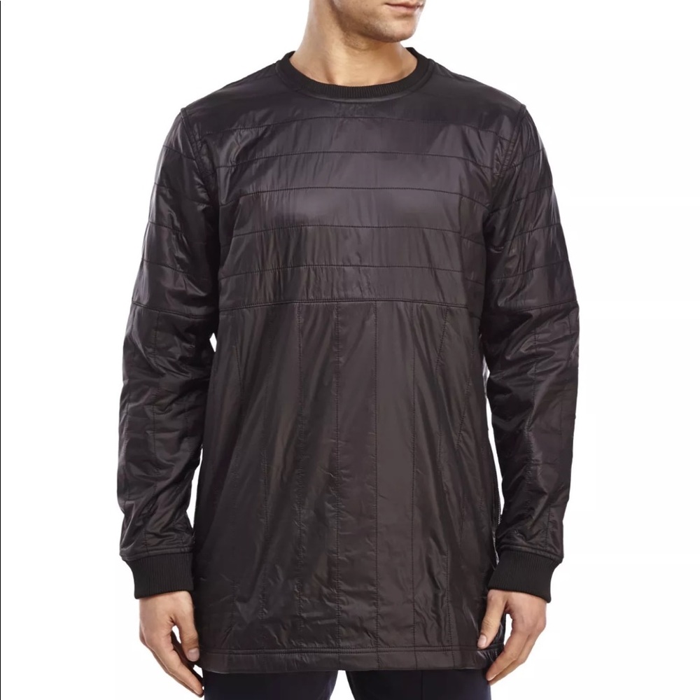 Control Sector Nylon Quilted Pullover Sweatshirt